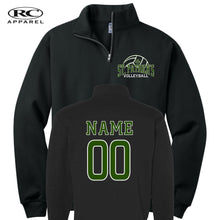 Load image into Gallery viewer, St Patrick's Volleyball 1/4 Zip Sweatshirt
