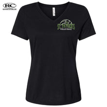 Load image into Gallery viewer, St Patrick's Volleyball Woman's form fitted V neck Tee