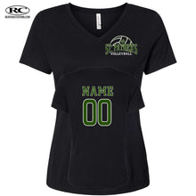 Load image into Gallery viewer, St Patrick's Volleyball Woman's form fitted V neck Tee