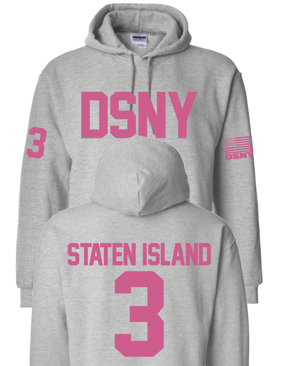 Dsny 831 Custom Hockey / Football Jersey Style Hoodie 2x / Black