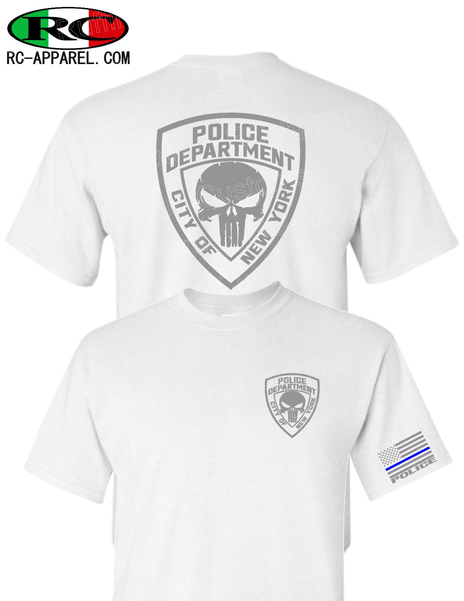 Police Department City Of New York Punisher T-Shirt Police Department City Of New York Punisher T-Shirt