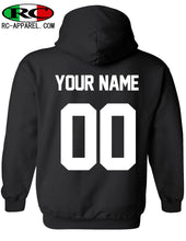 Load image into Gallery viewer, Custom Team Hoodie - Hockey / Football Jersey Style