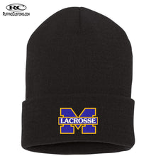 Load image into Gallery viewer, MHS Lacrosse M Cuffed Embroidered Beanie