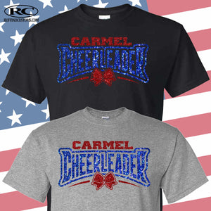 Carmel Rams Glitter Spirit Wear T Shirt