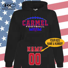 Load image into Gallery viewer, Carmel Rams Football Mom Hoodie