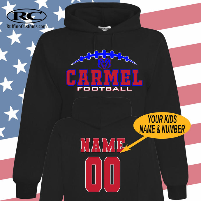 Carmel Rams Football Hoodie