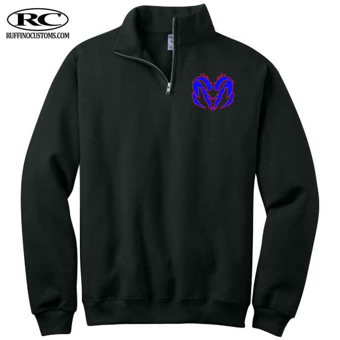 Carmel Rams Adult Quarter Zip Sweatshirt