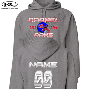 Carmel Rams Football Hoodie 2025