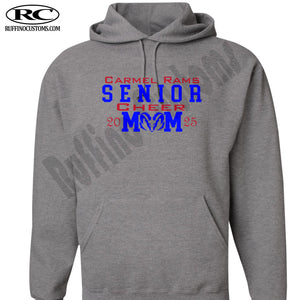 Carmel Rams Football Senior Cheer Mom Hoodie