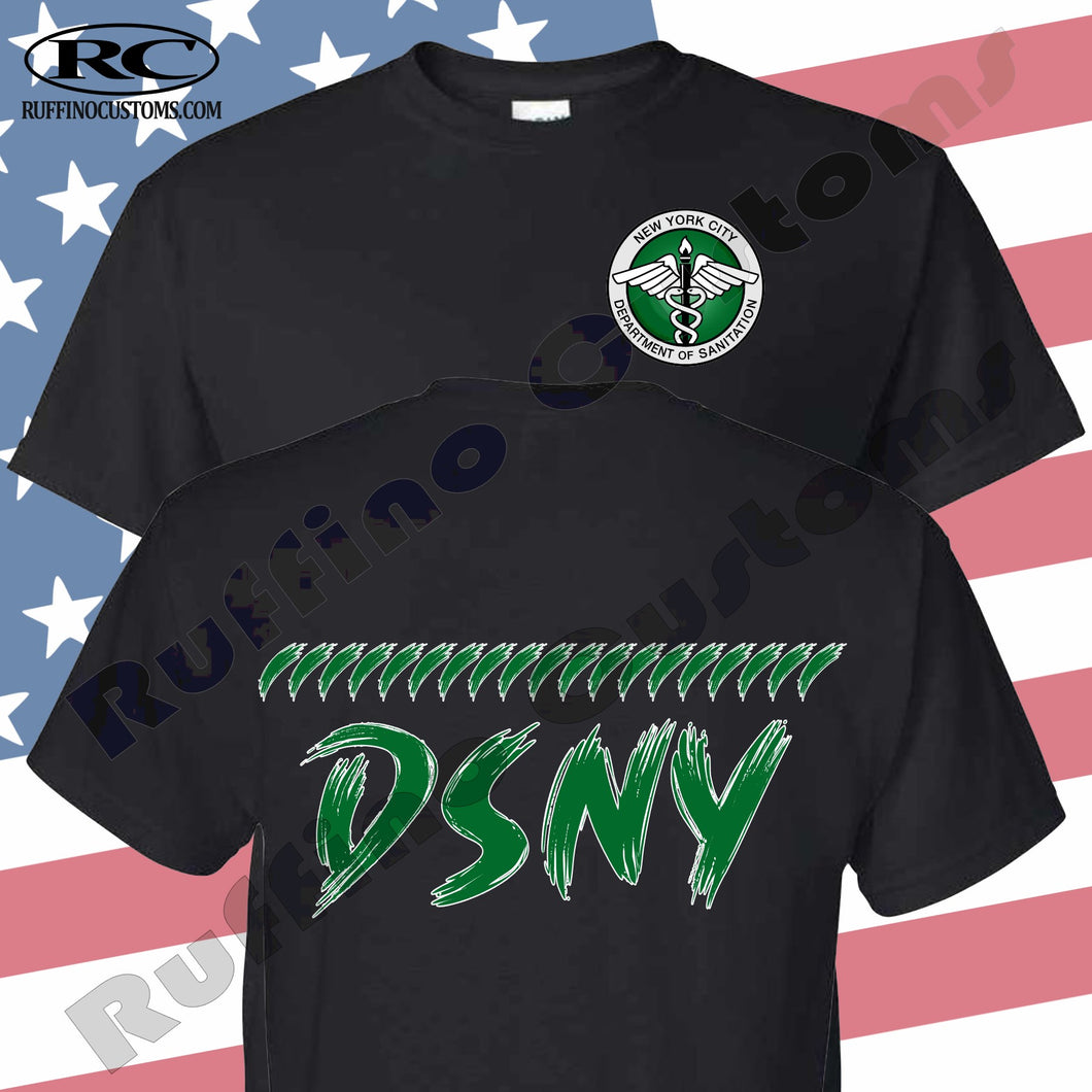 DSNY NYC Sanitation uniform paint unisex T shirt