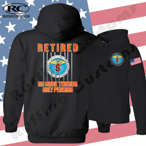 Retired DSNY 20 F*king Years Old school logo Hoodie