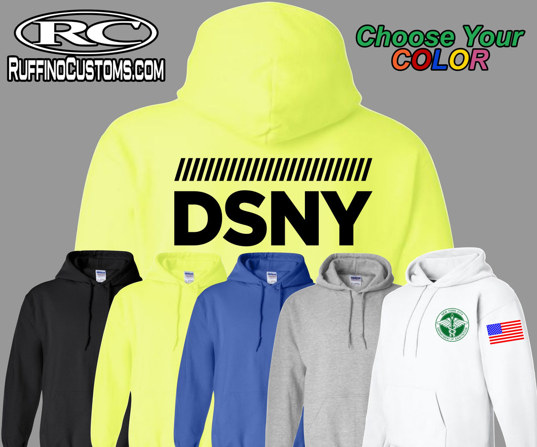 DSNY custom uniform style hoodie