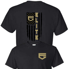 Load image into Gallery viewer, ELITE BLACKOUT AMERICAN FLAG T-SHIRT