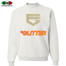 Load image into Gallery viewer, ELITE GLITTER LOGO CREWNECK SWEATSHIRT