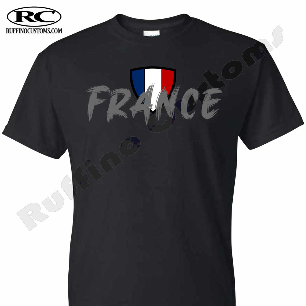 FRANCE PAINT STYLE UNISEX T SHIRT