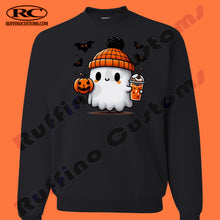 Load image into Gallery viewer, Cute Ghost adult Crewneck or Hoodie