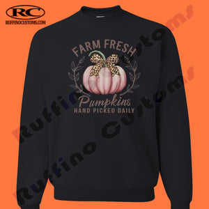 Farm Fresh Pumpkin Picking Adult Hoodie or Crewneck