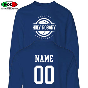 Holy Rosary Raiders Long sleeve  Shooting TShirt