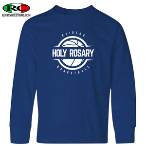 Holy Rosary Raiders Long sleeve Youth Shooting TShirt