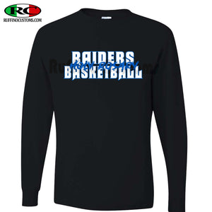 Raiders Holy Rosary Basketball Long Sleev T-Shirt