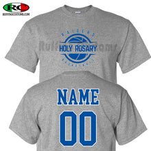 Load image into Gallery viewer, Holy Rosary Basketball tshirt