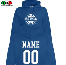 Load image into Gallery viewer, Raiders Holy Rosary Basketball Royal Blue Hoodie