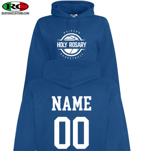 Raiders Holy Rosary Basketball Royal Blue Hoodie