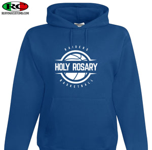 Raiders Holy Rosary Basketball Royal Blue Hoodie