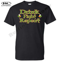 Load image into Gallery viewer, Drink Fight Repeat 3 Leaf Clover Irish T Shirt