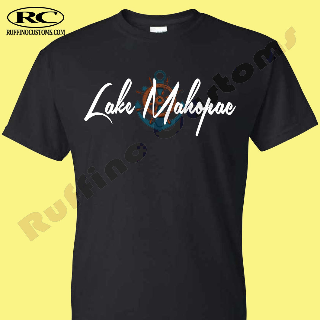 Lake Mahopac Anchor wheel t shirt