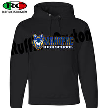 Load image into Gallery viewer, MHS Spirit Wear Wolf head hoodie