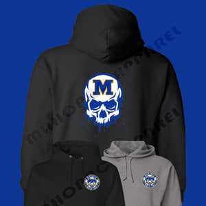 Mahopac Wolfpac Skull 1 Hoodie