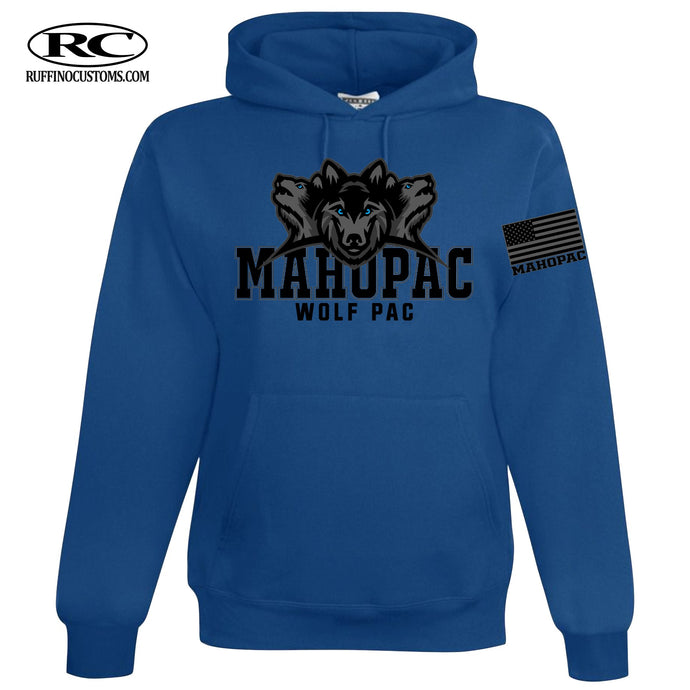 MHS Staff Royal Blue Hoodie with Blackout design