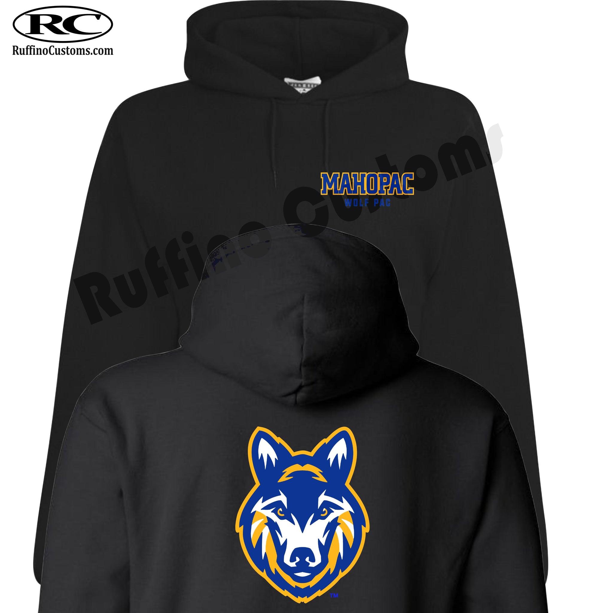 MHS Staff Wolf hoodie – Ruffino Customs Apparel