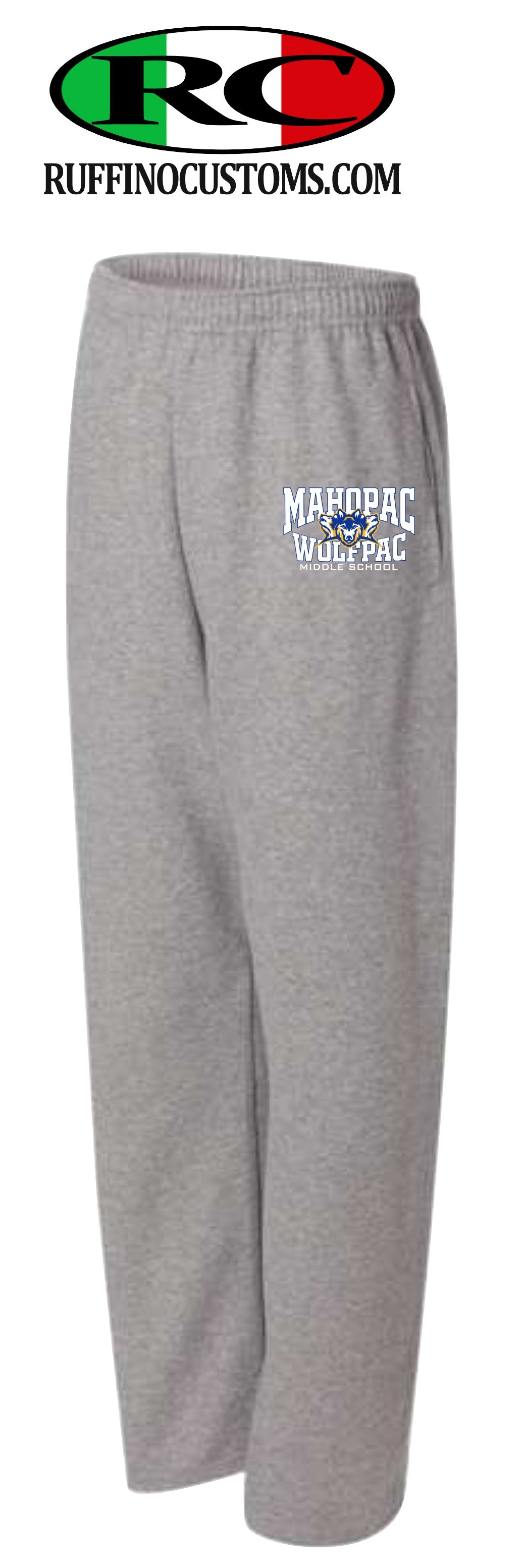 MMS GRAY WOLFPAC SWEATPANTS – Ruffino Customs Apparel