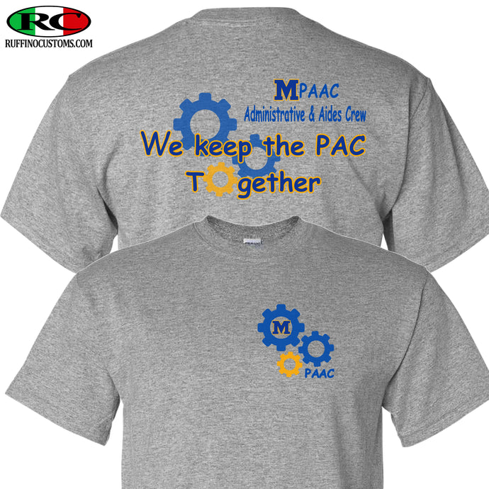 MPAAC  Administrative & Aides Crew gray t-shirt