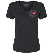 Load image into Gallery viewer, MTA MAHOPAC TEACHERS ASSOCIATION WOMENS VNECK