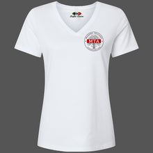 Load image into Gallery viewer, MTA MAHOPAC TEACHERS ASSOCIATION WOMENS VNECK DESIGN 2