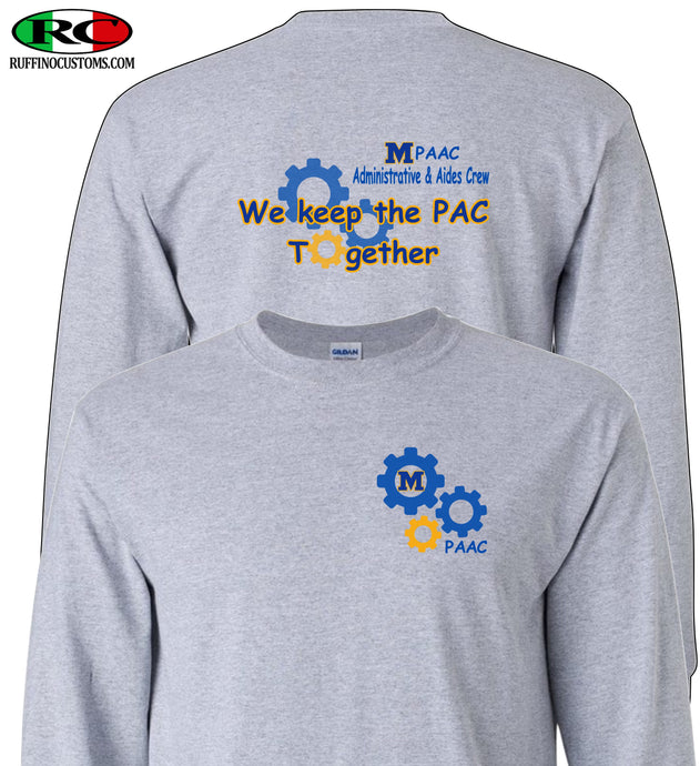 MPAAC  Administrative & Aides Crew gray long sleeve