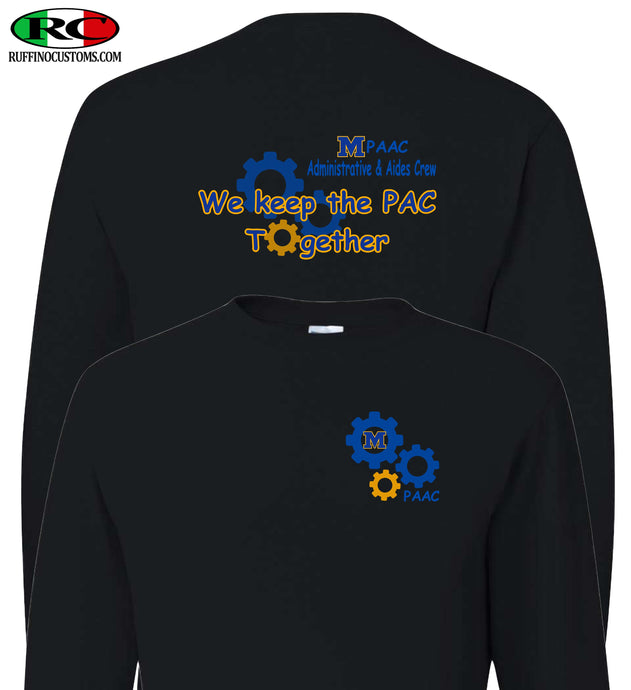 MPAAC  Administrative & Aides Crew black long sleeve