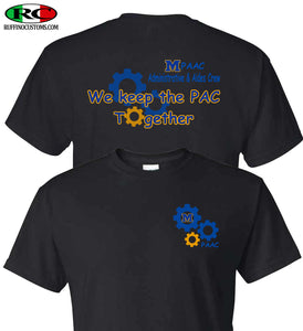 MPAAC Administrative & Aides Crew black t-shirt