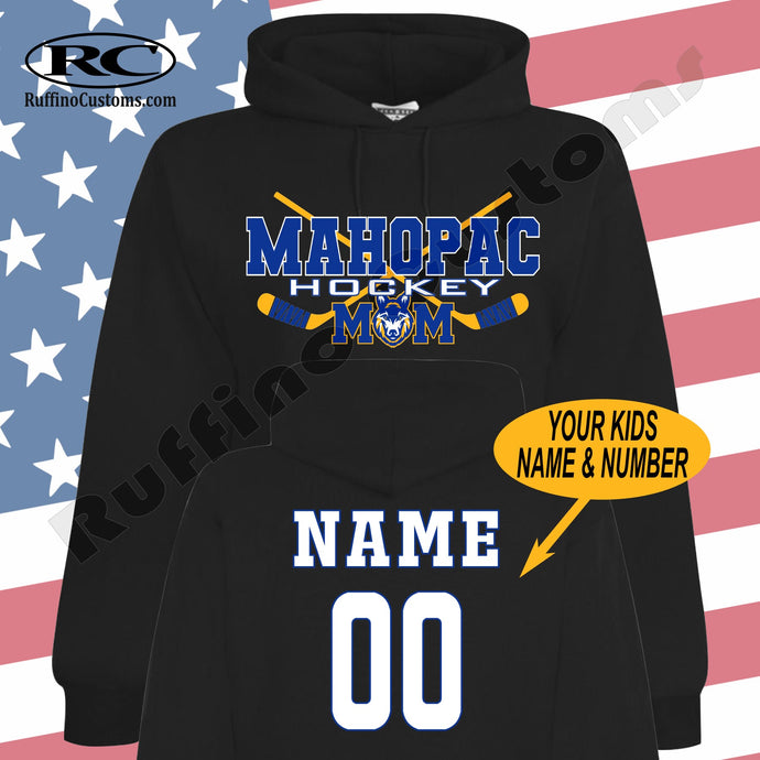 Mahopac Wolfpac Custom Hockey Mom Hoodie