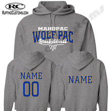 Load image into Gallery viewer, Mahopac Wolf Pac Basketball Hoodie 1