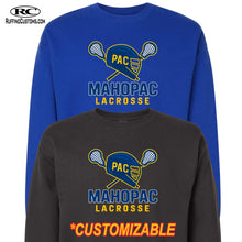 Load image into Gallery viewer, MHS Lacrosse Helmet Crewneck Sweatshirt