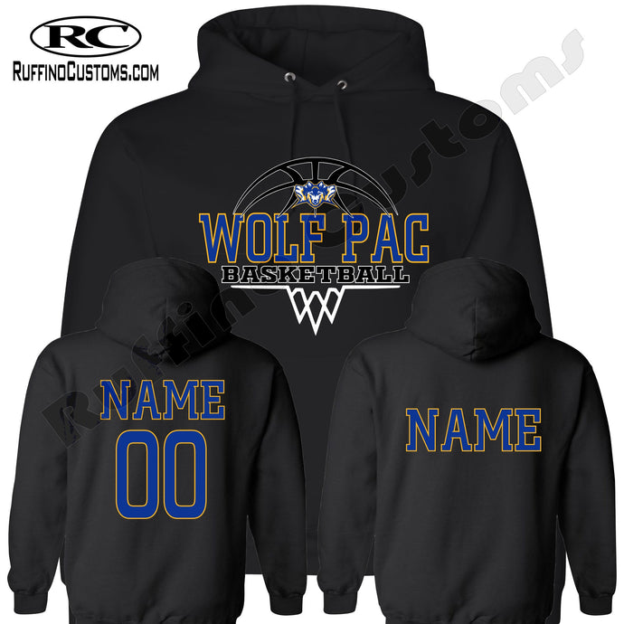 Mahopac Wolf Pac Basketball Hoodie 2