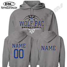 Load image into Gallery viewer, Mahopac Wolf Pac Basketball Hoodie 2