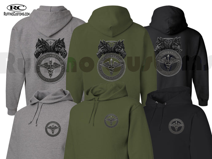 DSNY NEW YORK CITY SANITATION MEDIEVAL STYLE HOODIE