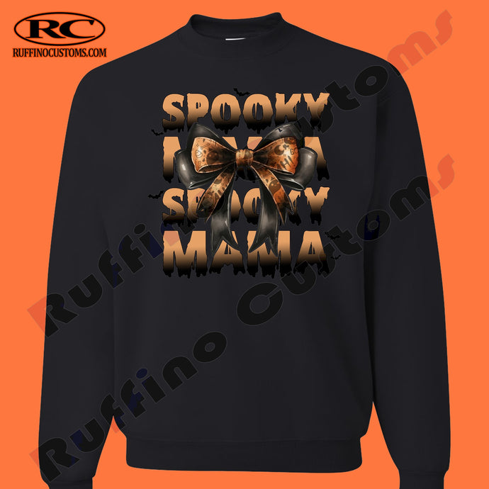 Spooky Mama Adult Crewneck or Hoodie