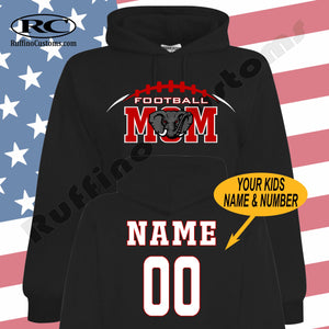 Somers Custom Football Mom Hoodie