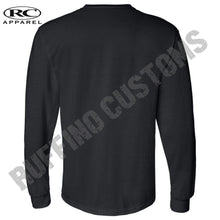 Load image into Gallery viewer, BLACK LONG SLEEVE T SHIRT FULLY CUSTOMIZED OR BLANK